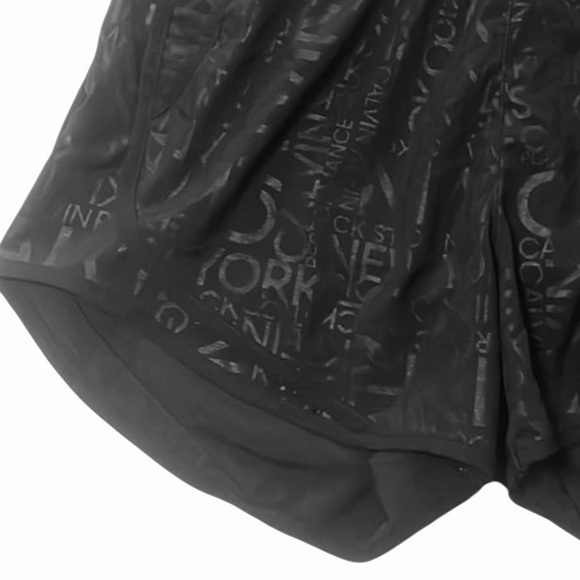 Calvin Klein Performance L black logo print 3” 2-pocket athletic running shorts - Picture 7 of 16